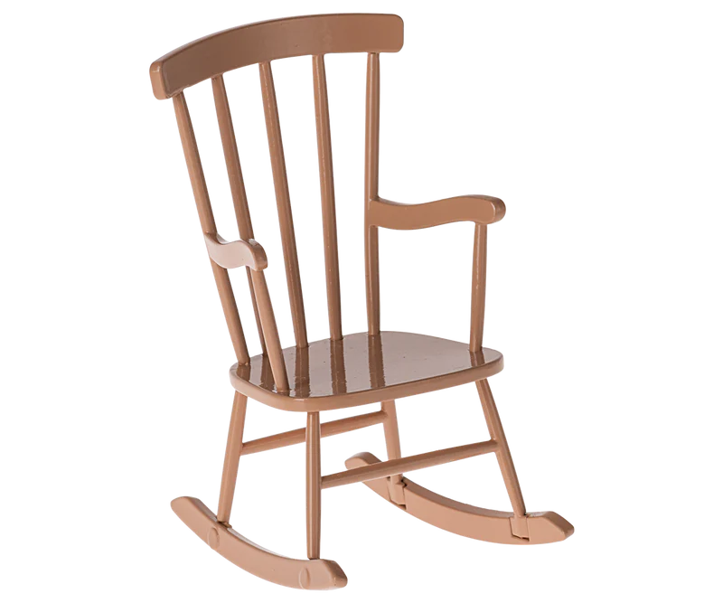 Maileg Rocking Chair, Mouse - Dark Powder