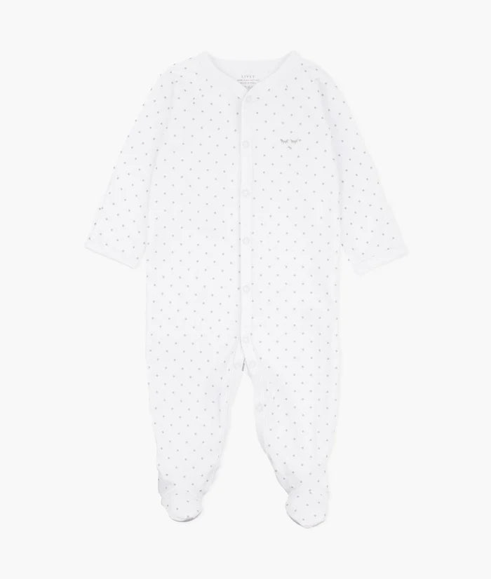 Livly Saturday Simplicity Footie - White
