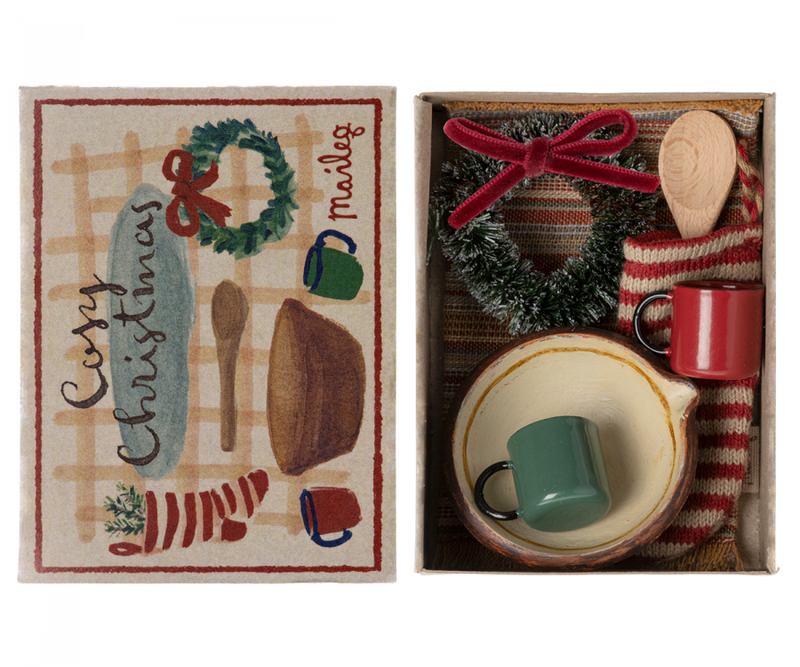 Maileg Cozy Christmas Set, Mouse