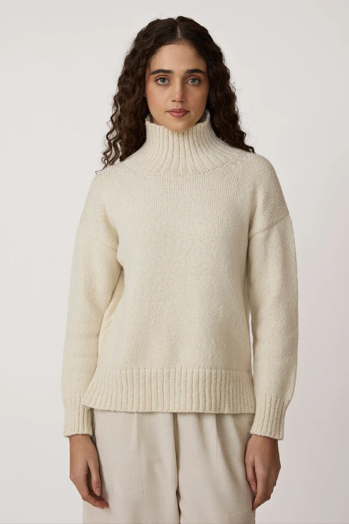Laude the Label Totto Mock Turtleneck Sweater