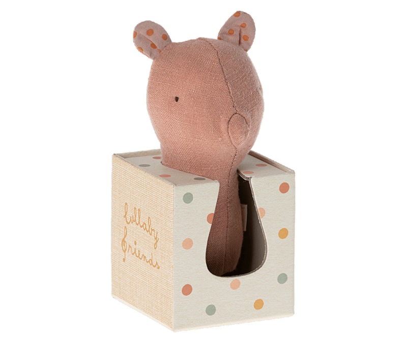 Maileg Lullaby Friends Pig Rattle