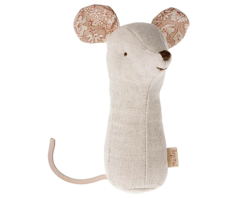 Maileg Lullaby Friends - Mouse Rattle - Nature