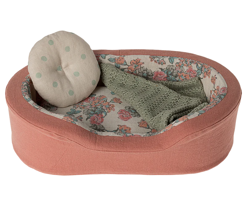 Maileg Cozy Basket, Small - Coral