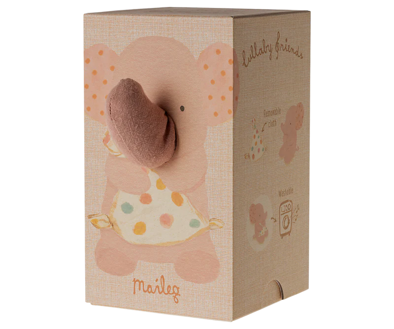 Maileg Lullaby Friends - Elephant - Old Rose