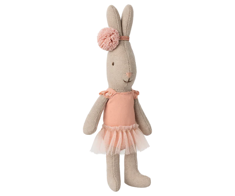 Maileg Rabbit, Micro - Ballet Suit + Skirt, Rose
