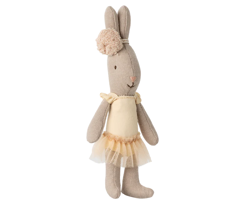 Maileg Rabbit, Micro - Ballet Suit + Skirt, Cream