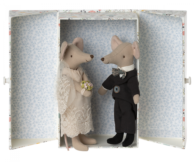 Maileg Wedding Mice Couple in Box