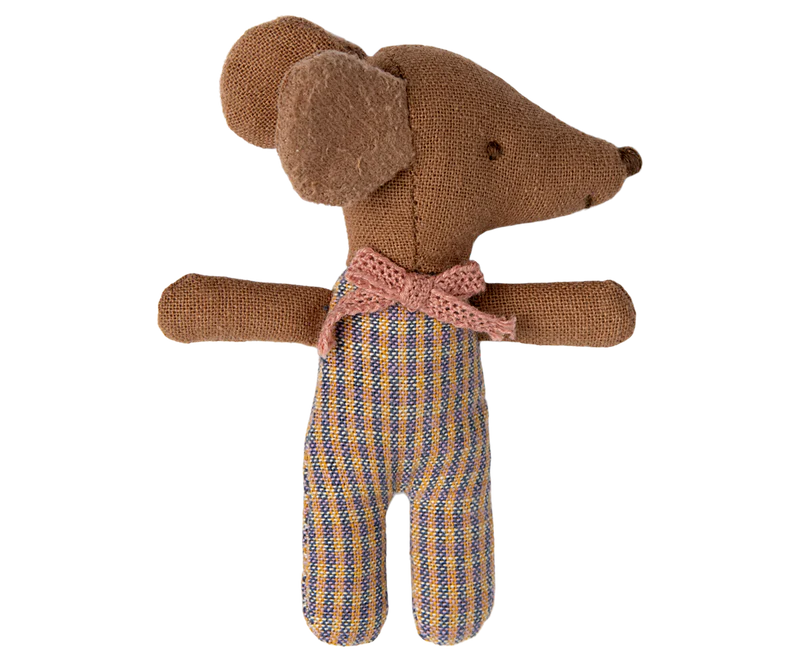 Maileg Sleepy Wakey - Baby Mouse - Rose