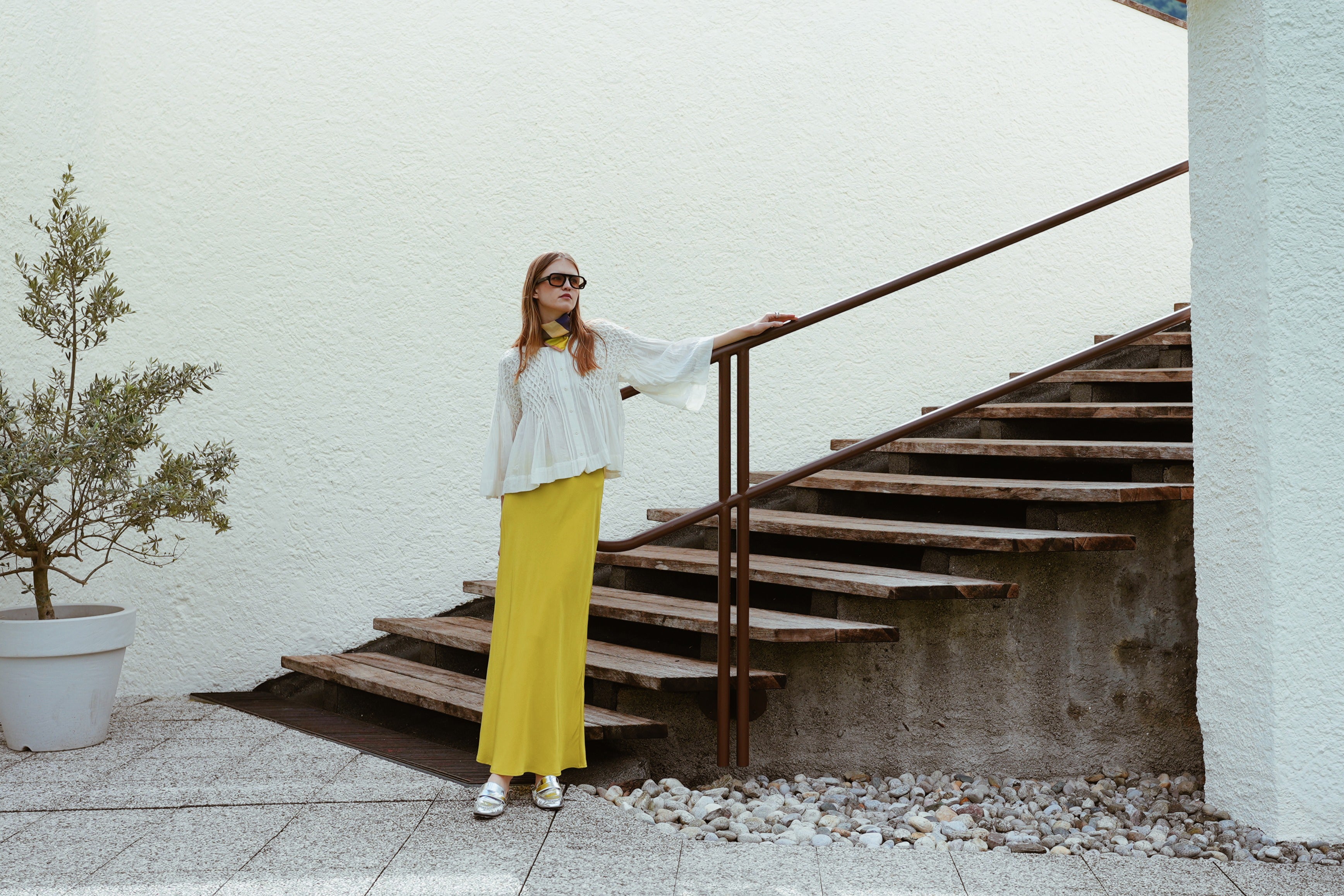 MIRTH Santander Skirt - Citronelle