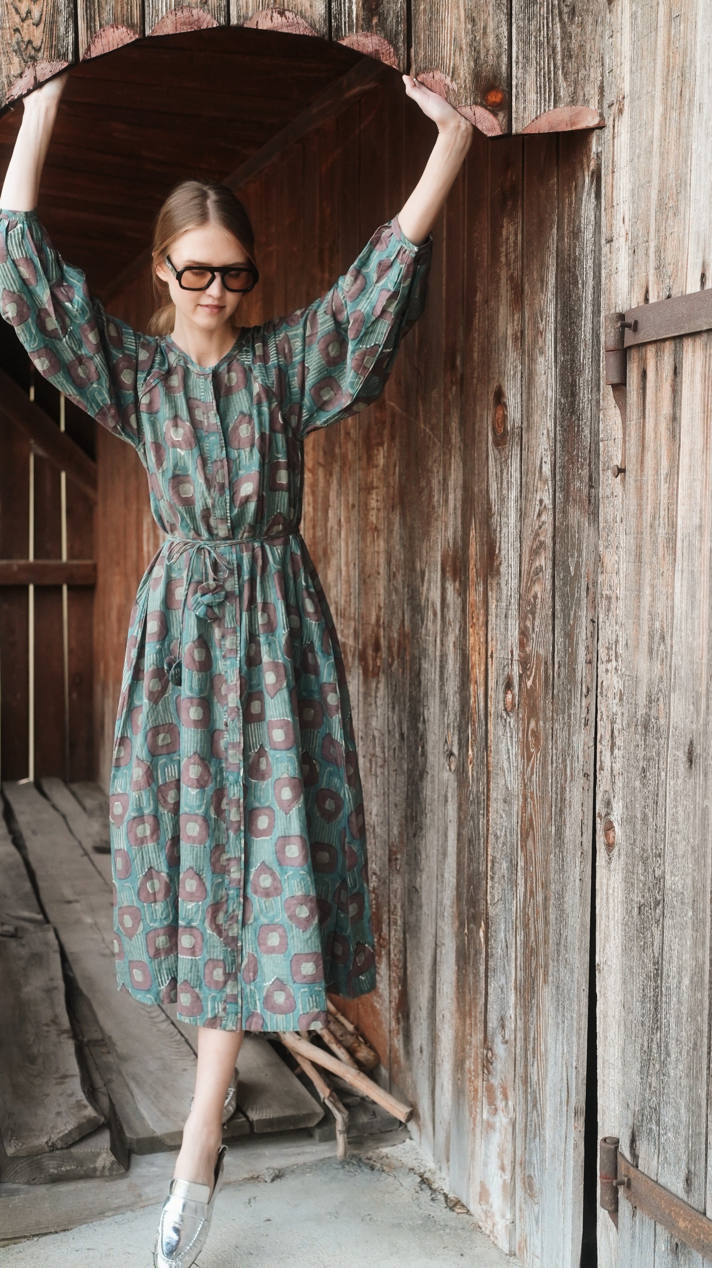 MIRTH Somerset Dress - Mallard Coeur