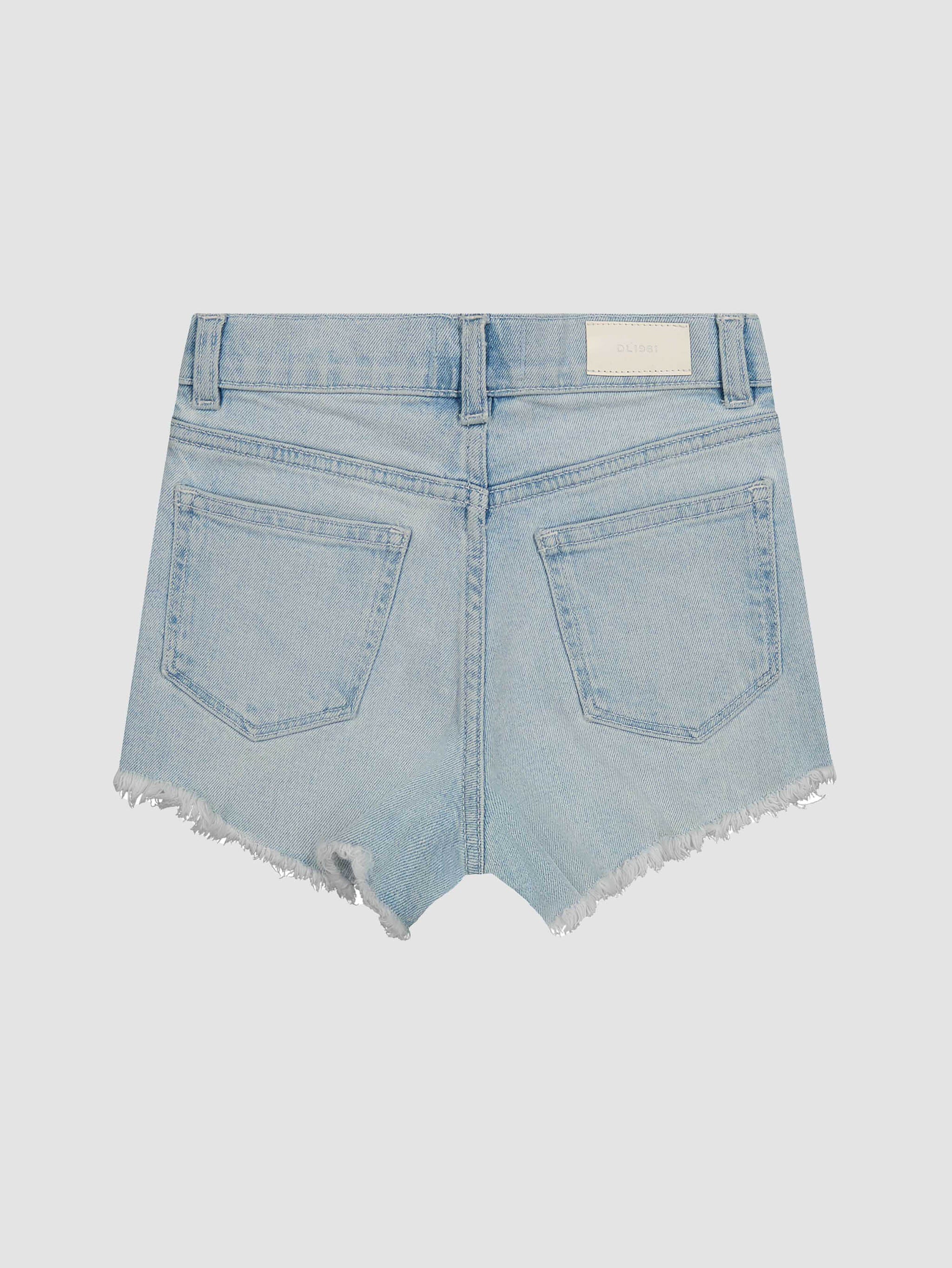 DL1961 Lucy High Rise Cut Off Shorts - Poolside Frayed