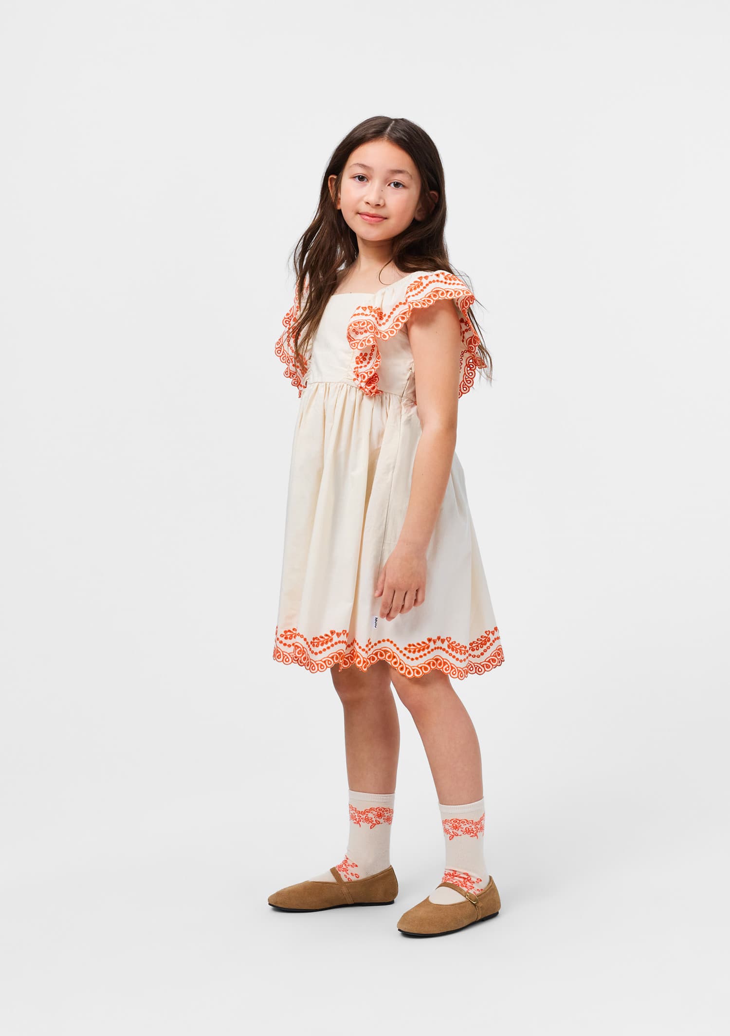 Molo Clementine Dress - Pearled Ivory