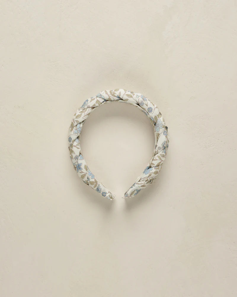 Noralee Braided Headband - Blue Garden