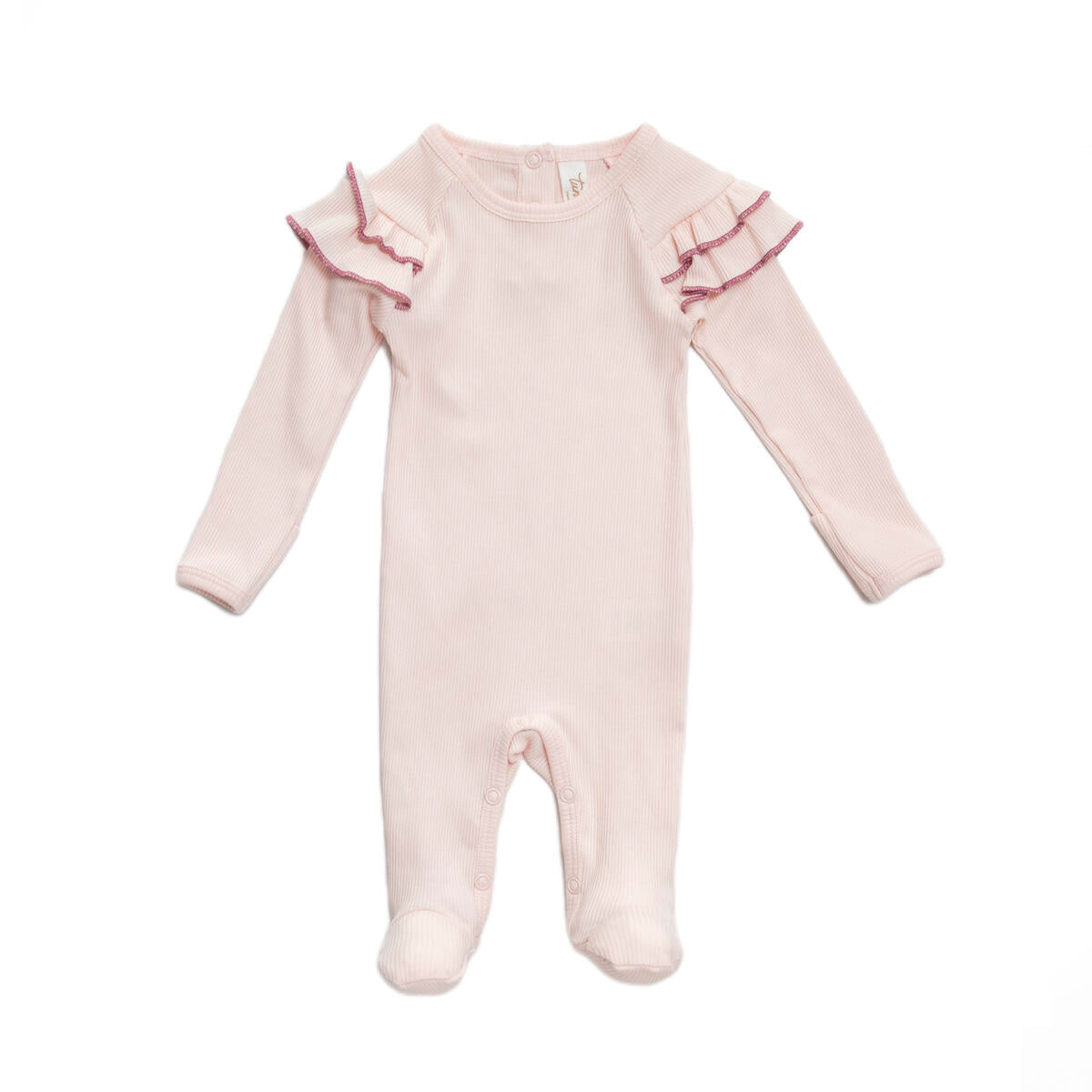 Tun Tun Grace Footie - Baby Pink