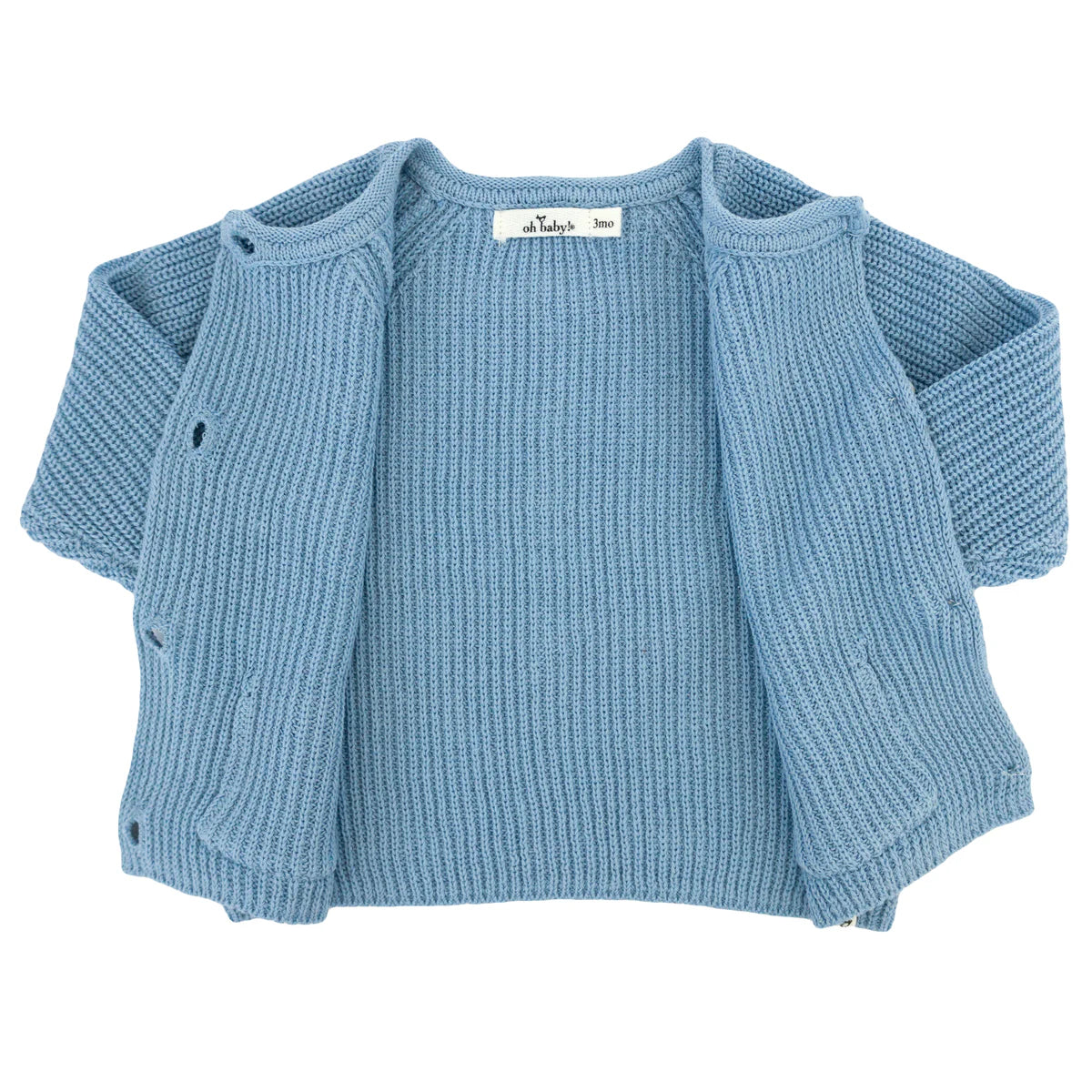 Country Club Knitted Cardigan - Blue