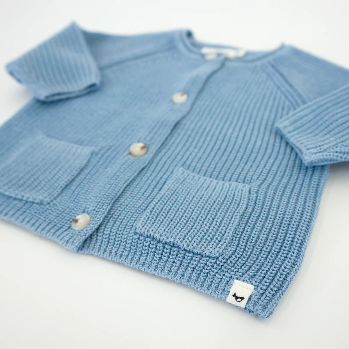 Country Club Knitted Cardigan - Blue