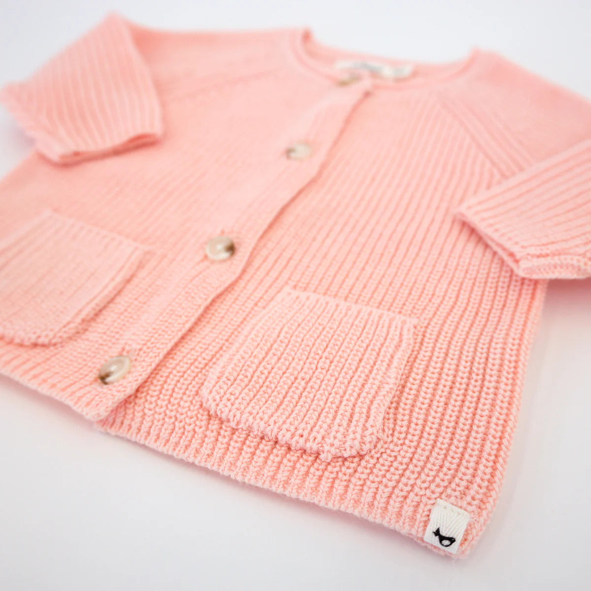 Country Club Knitted Cardigan - Pale Pink