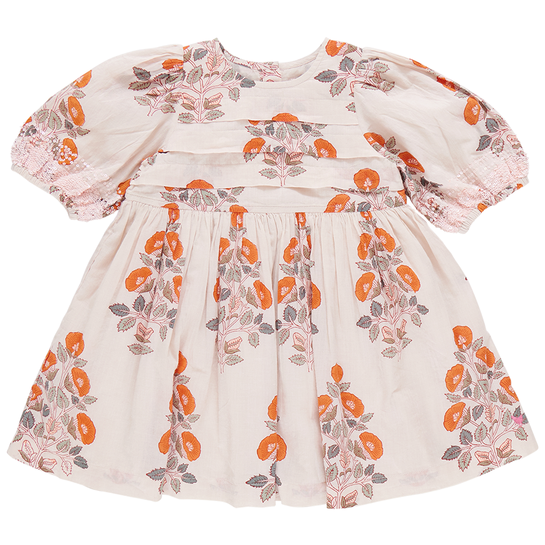 Pink Chicken Girls Evelyn Dress - Cloud Bouquet Floral