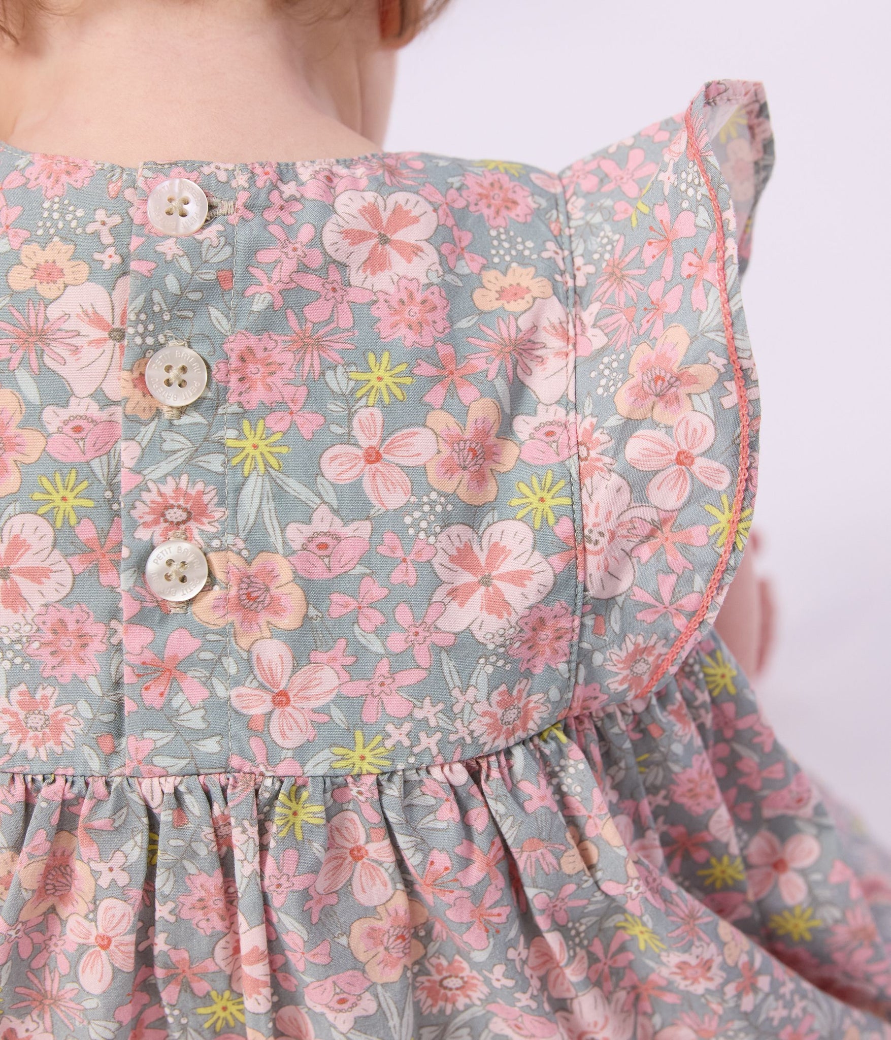 Petit Bateau Multicolor Floral Dress with Bloomers
