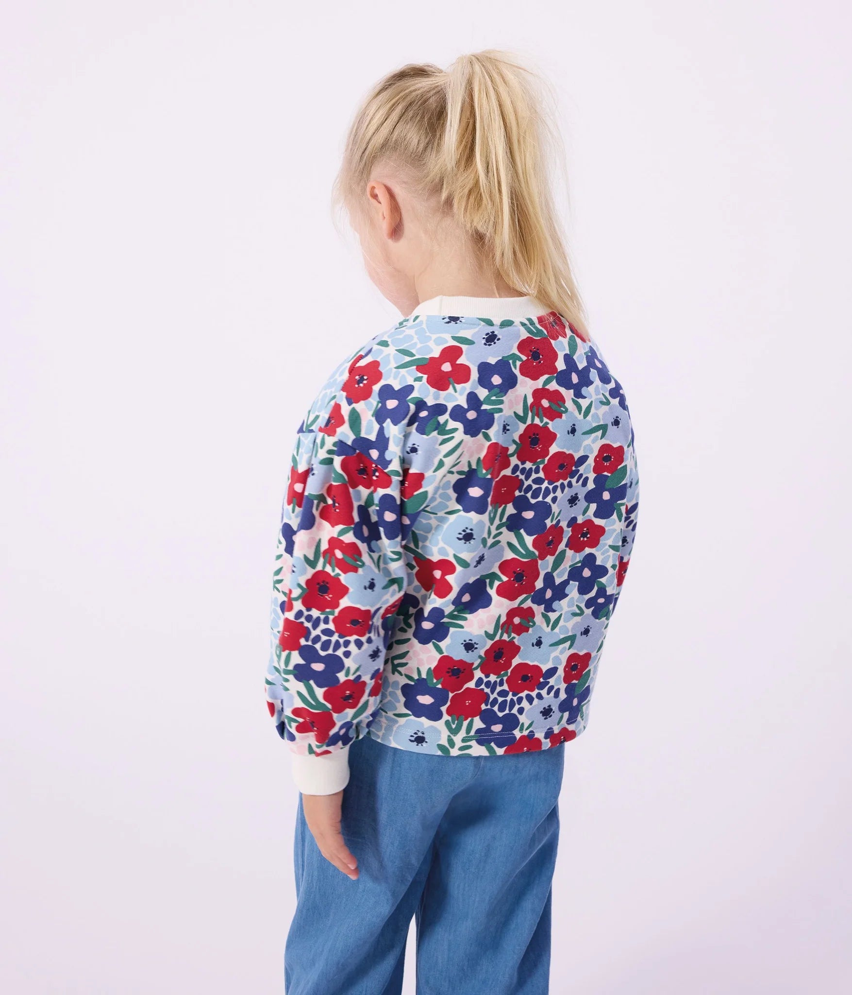Petit Bateau Floral Sweatshirt