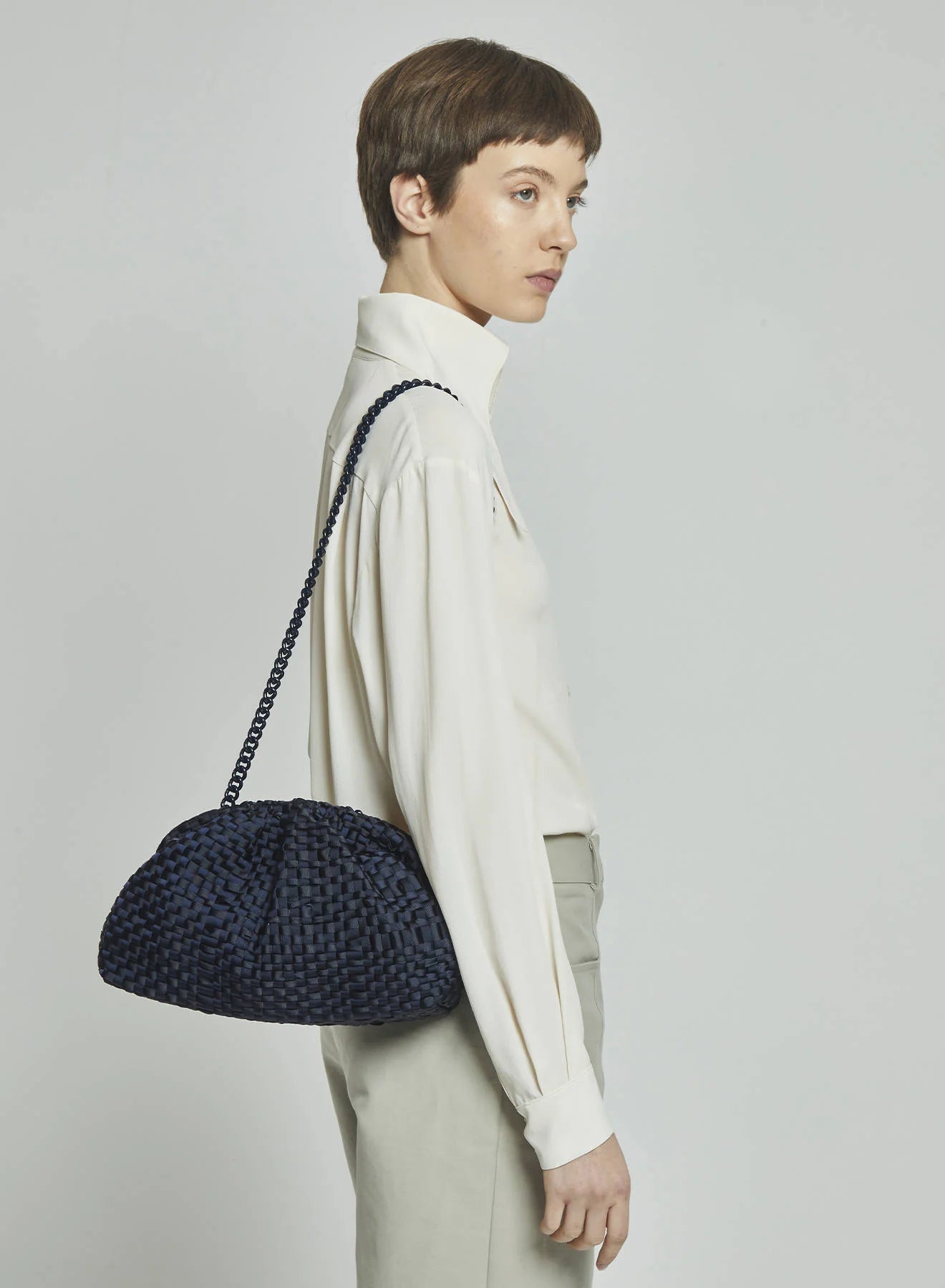 Maria La Rosa Game Bag - Navy