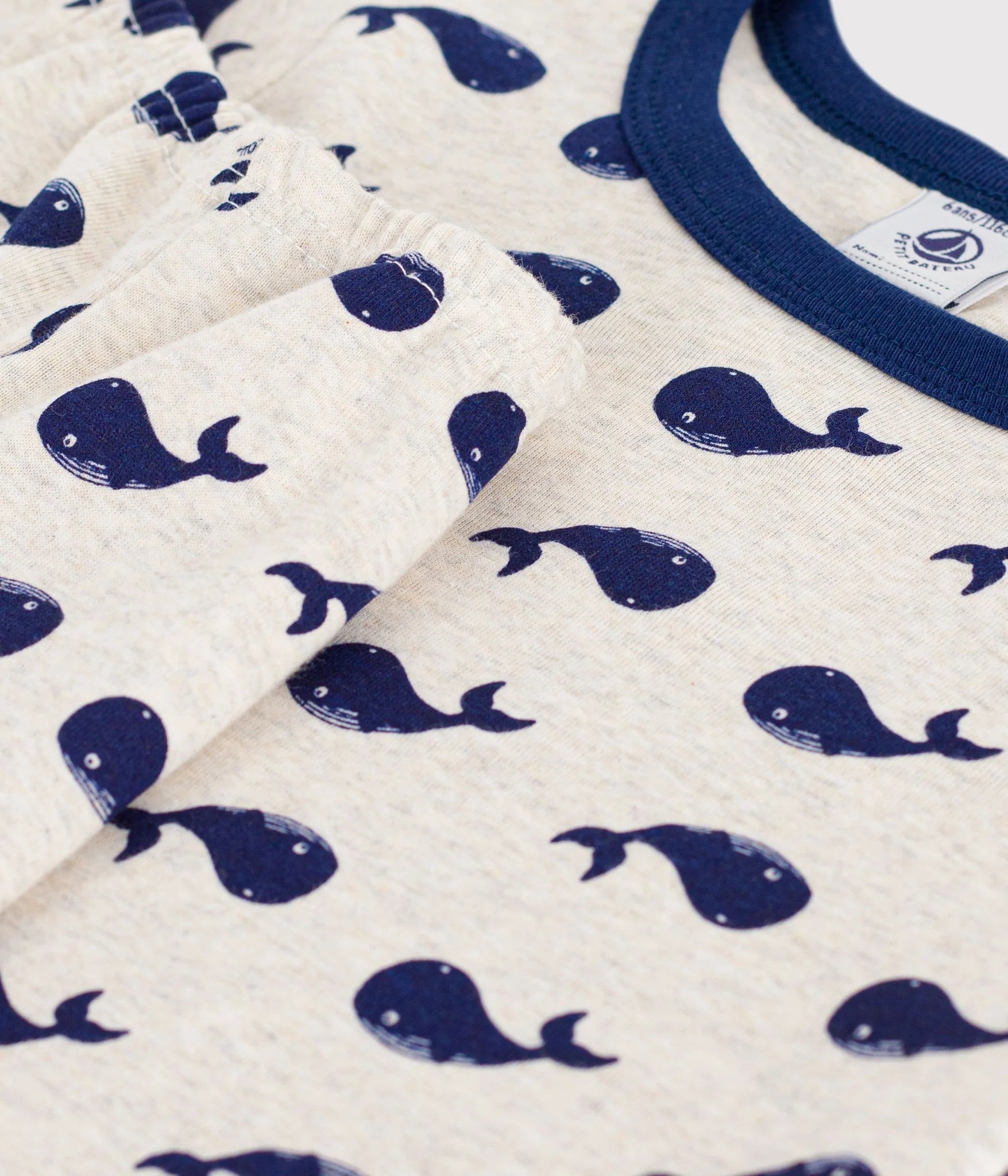 Petit Bateau Whale Print Pajamas