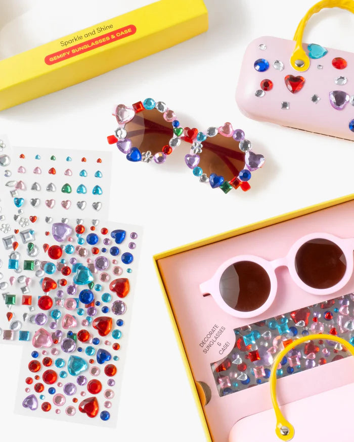 Super Smalls Sparkle and Shine Gemify Sunglasses and Case