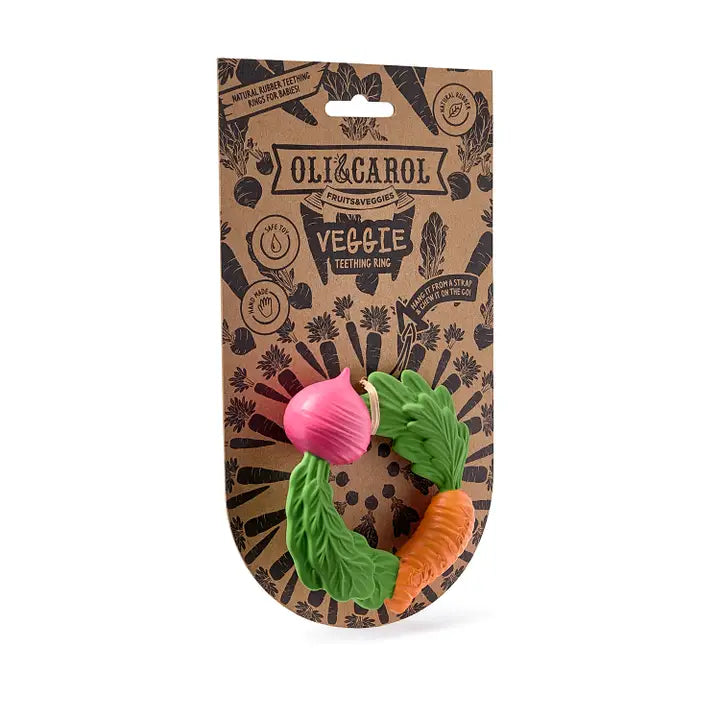 Oli & Carol Veggie Teething Ring