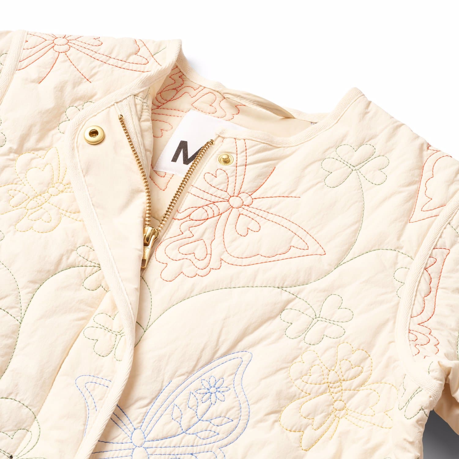 Molo Holey Jacket - Pearled Ivory