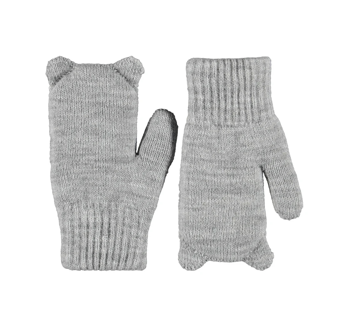 Molo Kenau Mittens - Grey Melange