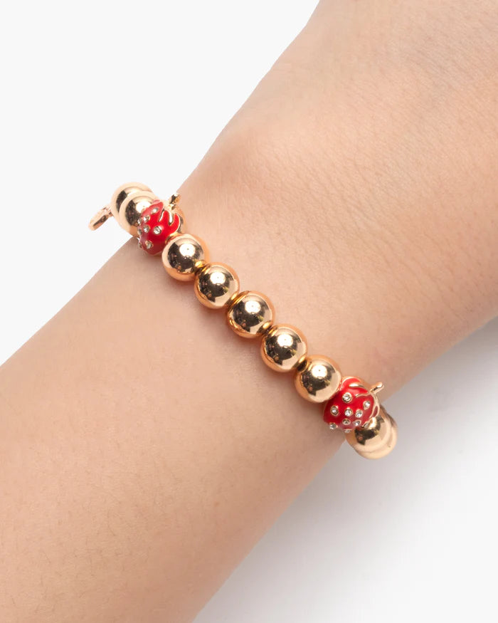 Super Smalls Sweet Strawberry Stretchy Bracelet