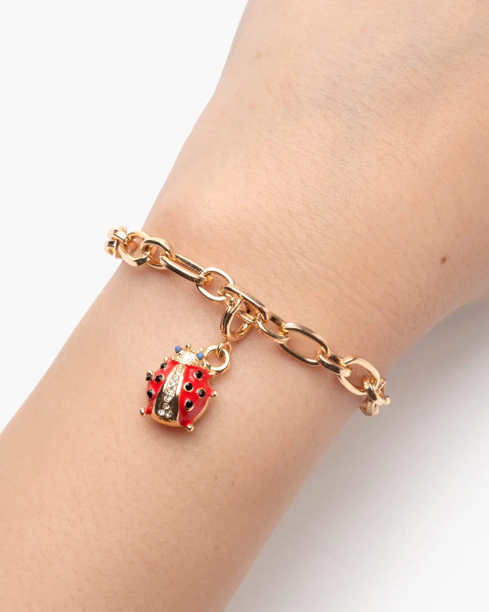 Super Smalls Lucky Ladybug Charm Bracelet