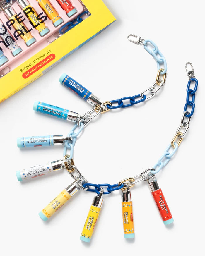 Super Smalls 8 Nights of Hanukkah Lip Balm Necklace