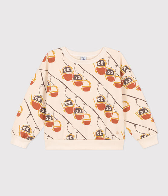 Petit Bateau Ski Gondola Print Sweatshirt