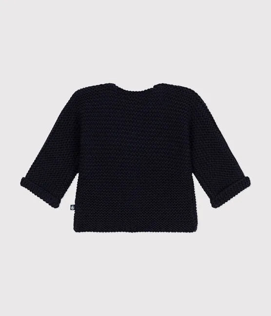 Petit Bateau Baby Cardigan - Navy