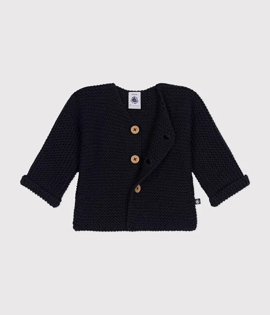 Petit Bateau Baby Cardigan - Navy