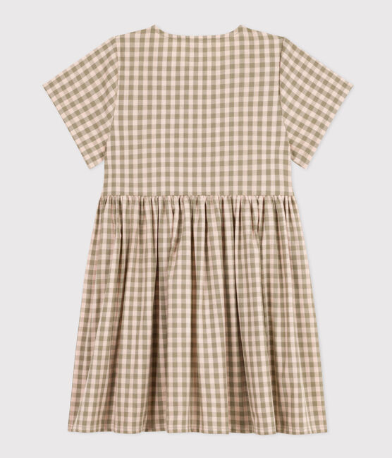 Petit Bateau Short Sleeve Check Dress