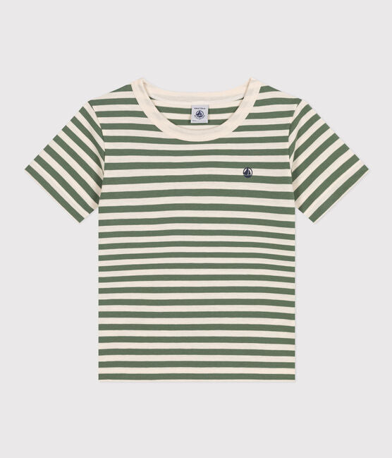Petit Bateau Boy's Short Sleeve Striped Tee