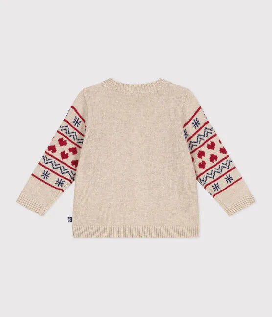 Petit Bateau Baby Jacquard Cardigan