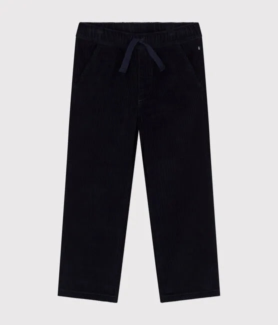 Petit Bateau Boy Corduroy Pants - Navy