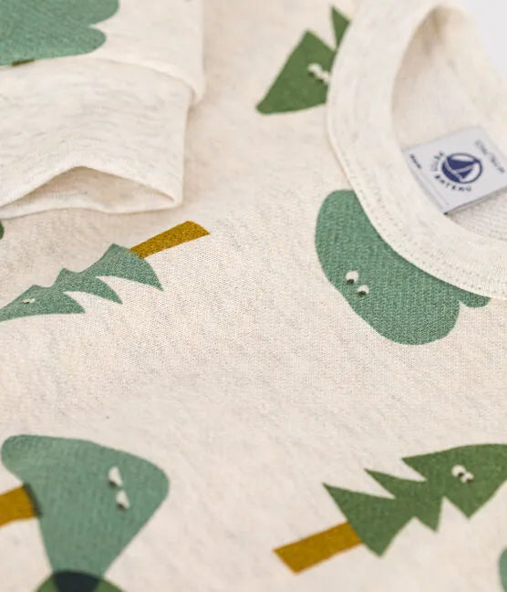 Petit Bateau Baby Tree Print Sweatshirt