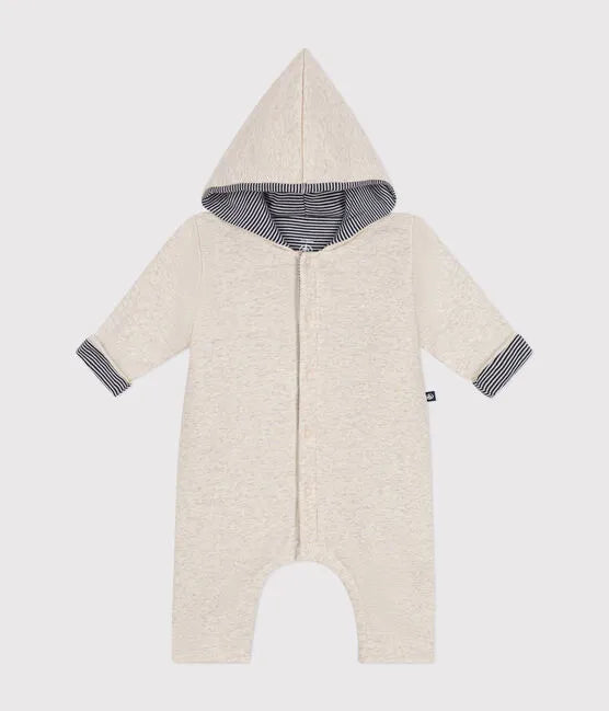 Petit Bateau Baby Padded Hooded Coverall