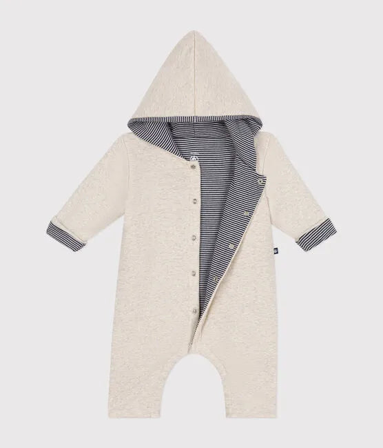 Petit Bateau Baby Padded Hooded Coverall