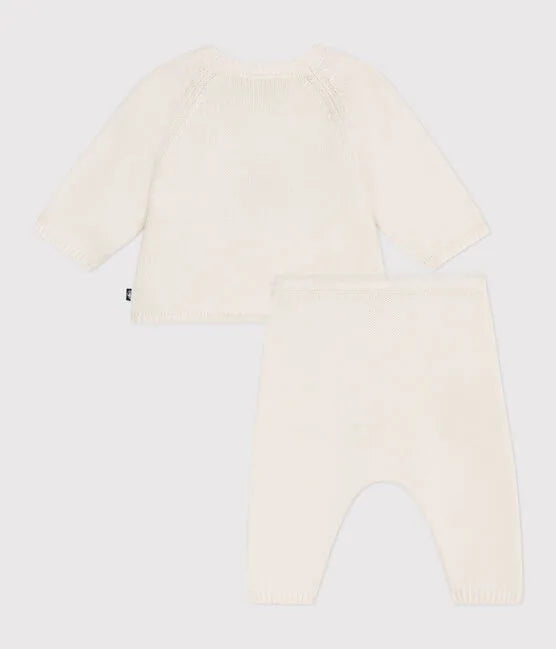 Petit Bateau Baby Knit Set with Anchor