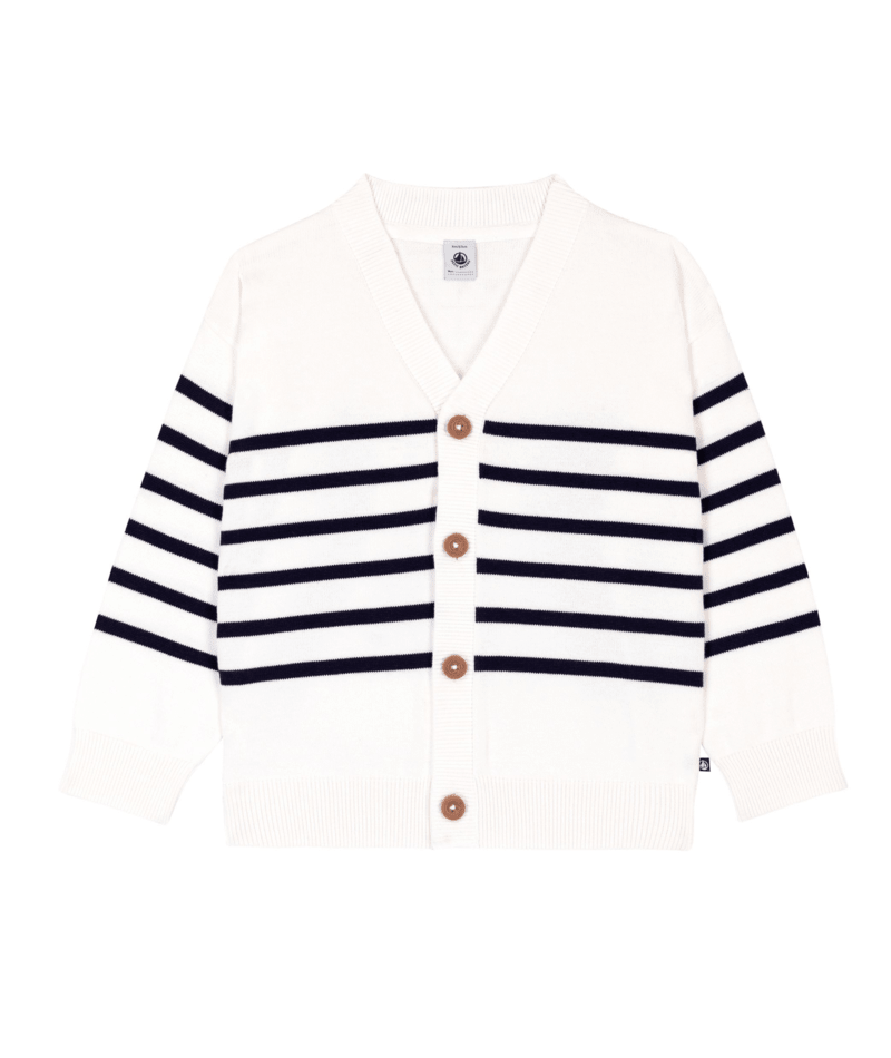 Petit Bateau Stripe Cardigan