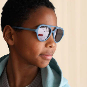 Grech & Co. Aviator Polarzied Sunglasses - Desert Teal