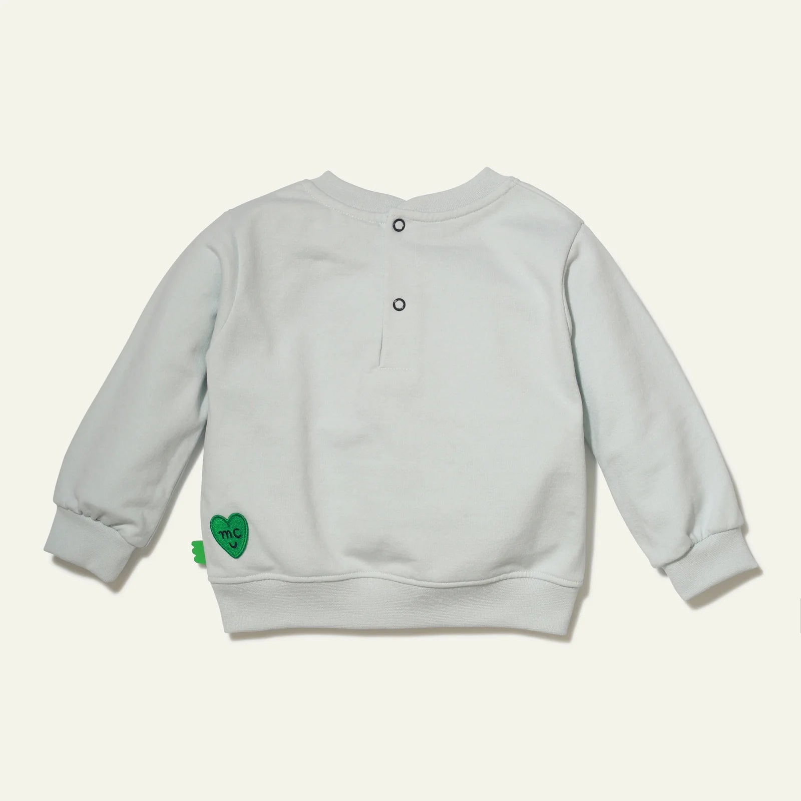 Mon Coeur Recycled Cotton Apple Baby Sweatshirt