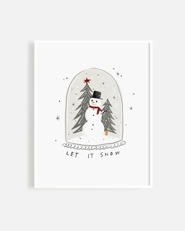 Rylee + Cru Art Print - Snowman