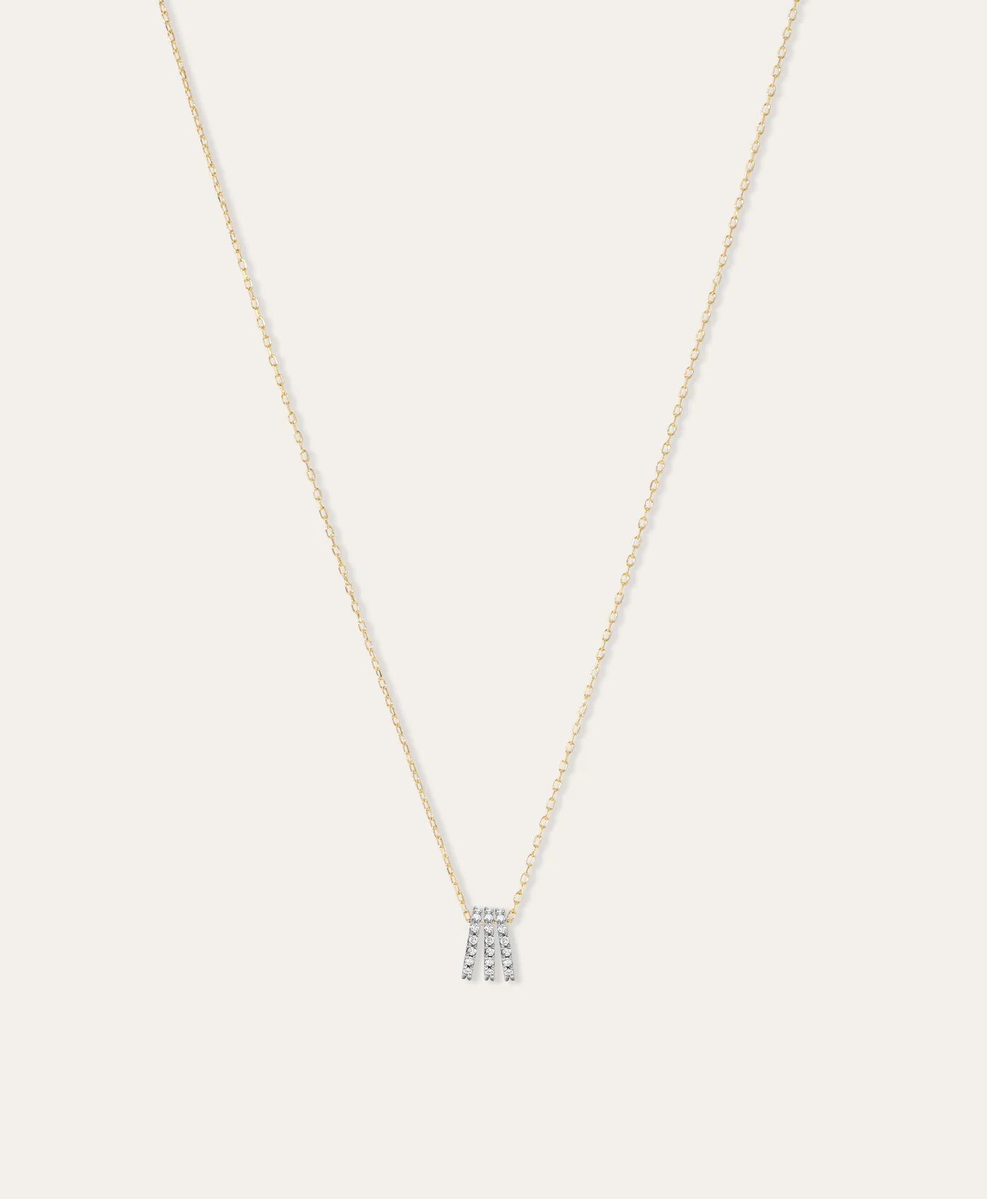 Bead Party Diamond 3s Company Necklace