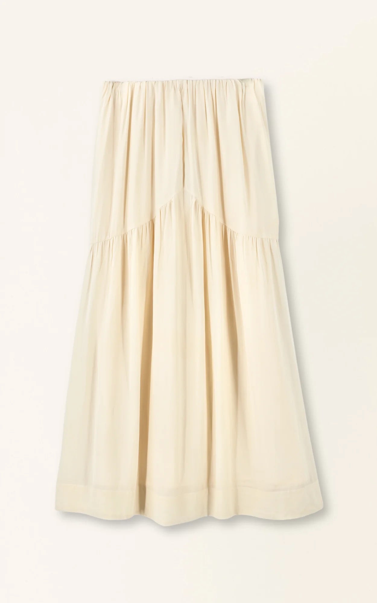 MIRTH Brighton Silk Skirt - Cream